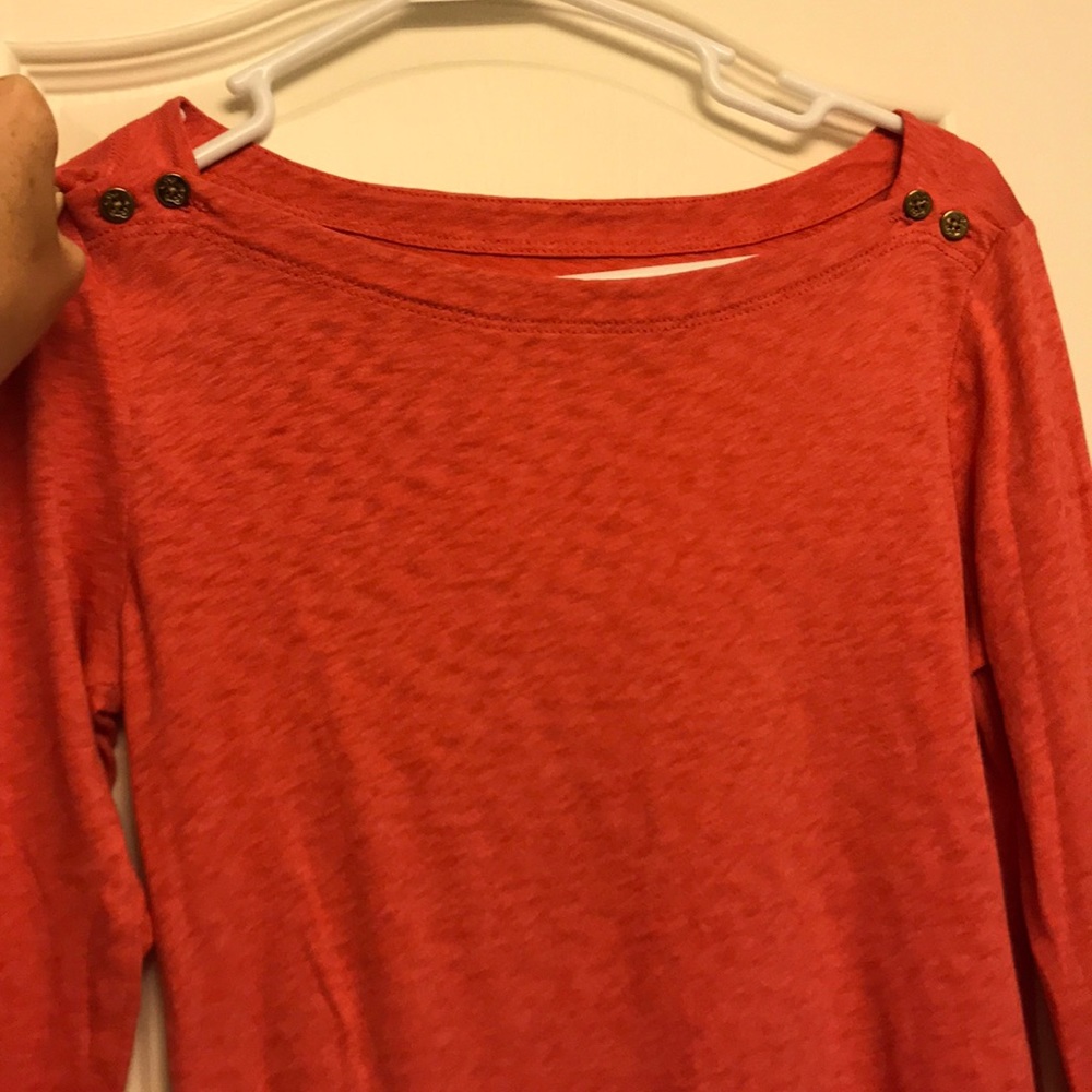 Pink long sleeve fitted long sleeve